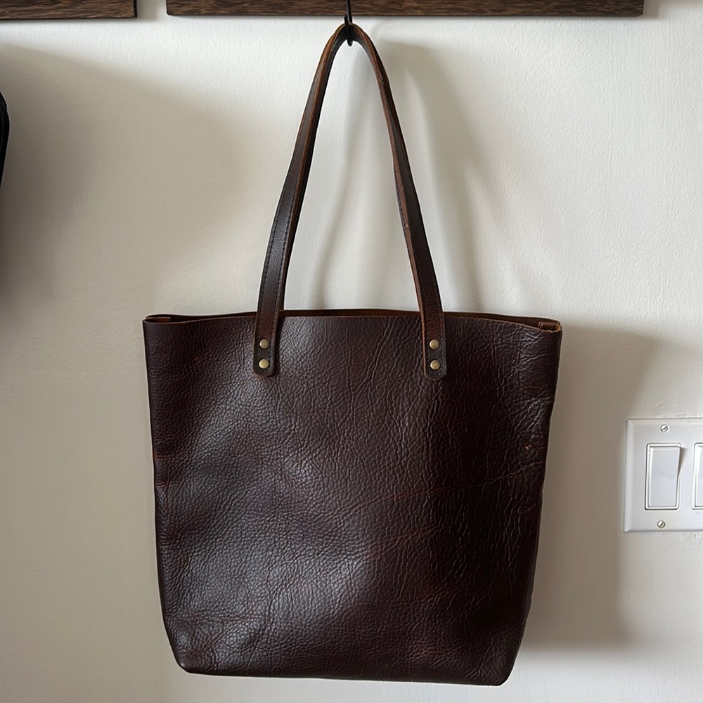 Umbrella Collective Distressed Leather Tote